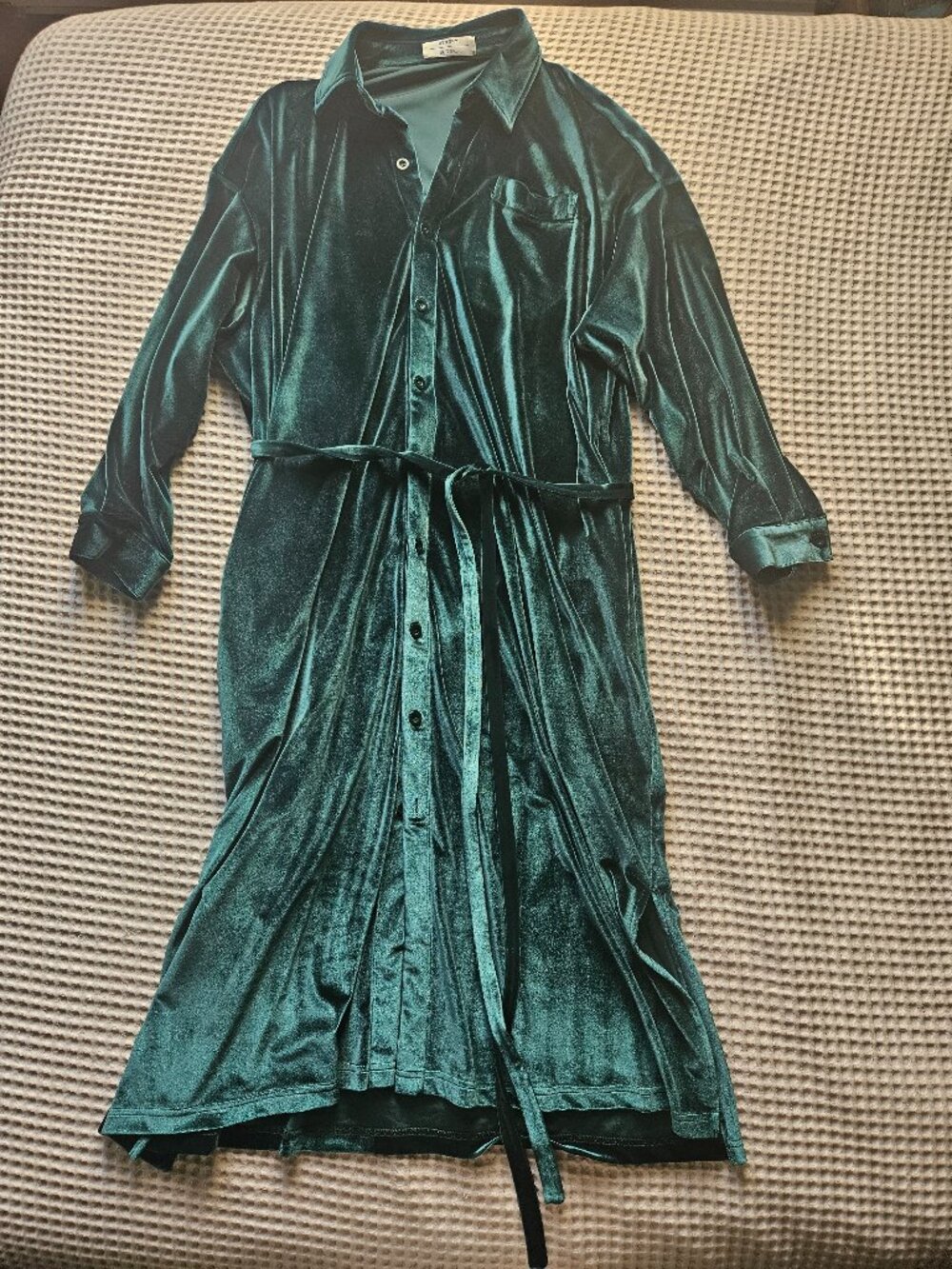 Red Sky "Lee" Maxi in Emerald Velour
